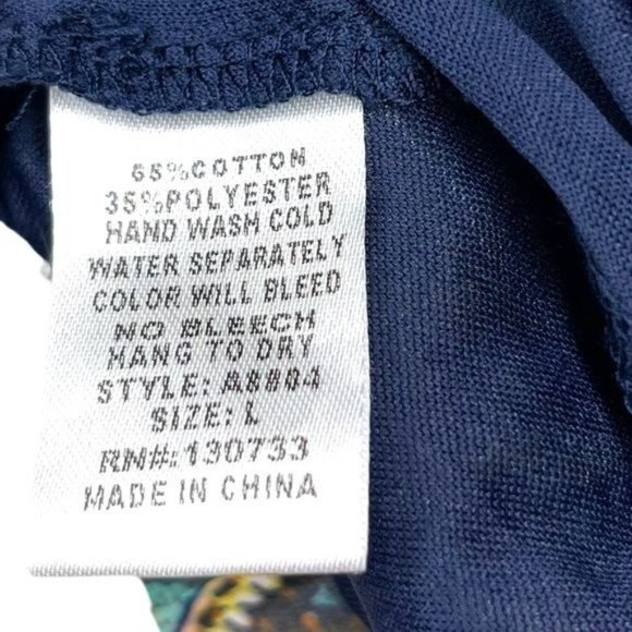 Umgee Boho Style Lined Palazzo Pants w/ Pockets L - Picture 9 of 10